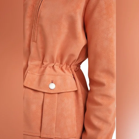 NWT DESIGUAL STRAIGHT MULTI-POCKET JACKET. Size XL (runs small / fits a M/L) - Picture 7 of 8